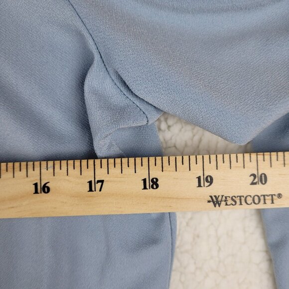 Lauren Ralph Lauren Large Womens Light Blue Button Up Long Sleeve Shirt - Picture 8 of 9